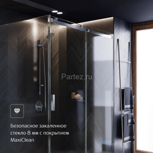 Душевое ограждение Roca Area боковая панель 90x200, хром (MP0609012M)