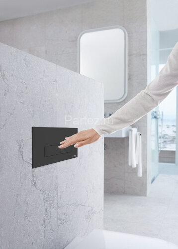 СЕТ IDROSPANIA: Инсталляция TABARCA + кнопка к инсталляции Andrea черная матовая (40230+30354)