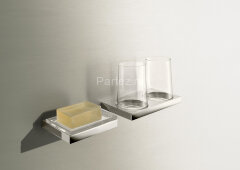 Держатель стакана двойной Keuco Edition 11, хром (11150009000)
