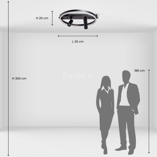 Подвесная люстра DeMarkt 377013303
