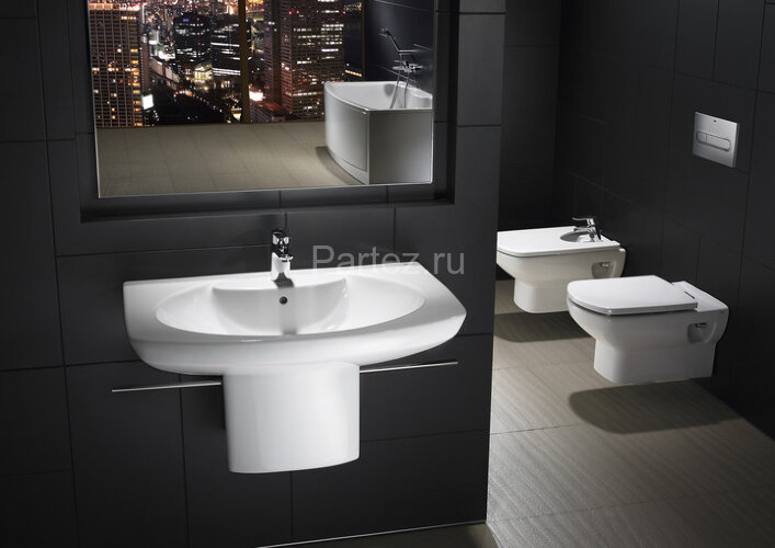 Roca Dama Senso ПЭК: подвесной унитаз, сиденье микролифт, инсталляция, кнопка смыва