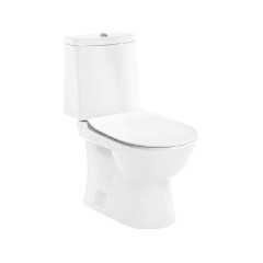 Унитаз-компакт Sanita Lux Next Slim напольный, с сиденьем микролифт, белый (WC.CC/Next/2-SlimDM/WHT.