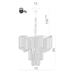 Подвесная люстра Arte Lamp 1681/01 LM-9