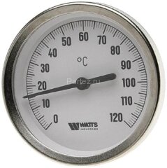 Термометр биметаллический F+R801 OR 100mm 0-120°C G1/2 100mm