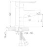 Смеситель Rossinka RS32-11 для раковины