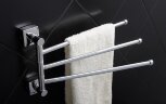 Полотенцедержатель Fixsen Kvadro рога тройные, хром (FX-61302A-3)