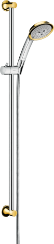 27841090 Raindance Classic Душевой набор 100 3jet со штангой 90 см, хром/золото