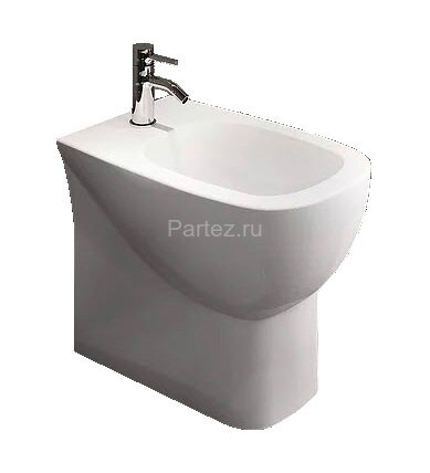 Биде напольное Sanita Luxe Infinity в комплекте с креплением (INFSLBI01)