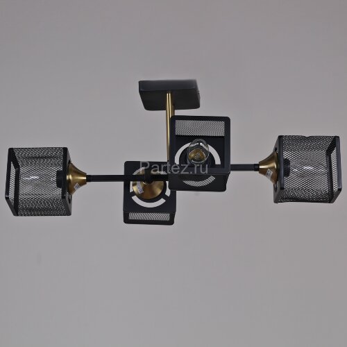 Потолочная люстра Reluce 06400-0.3-04 BK+COP