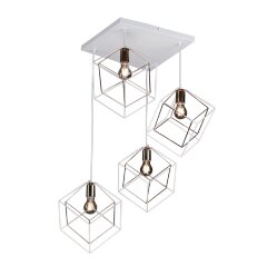 Подвесной светильник Imex MD.0830-4-P WH+FGD