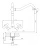 Смеситель Rossinka Z02-72 для кухни