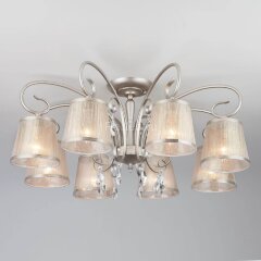Потолочная люстра Eurosvet 60065/8 серебро