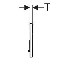 Кнопка смыва Geberit Sigma01 двойной смыв, белый