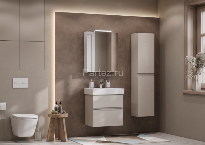 Зеркало-шкаф Roca Oleta 60 левый, капучино (A857645515)