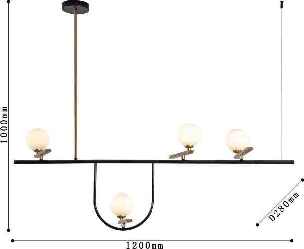 Потолочная люстра F-Promo 4109-4P