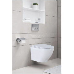 Сет AZARIO инсталляция+унитаз Grado со крытым сливом с сиденьем микролифт БЕЗ КЛАВИШИ (AZ-8010-1000+