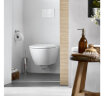 Унитаз подвесной Duravit D-Neo Rimless с креплением Durafix, сиденье микролифт, белый (45770900A1)