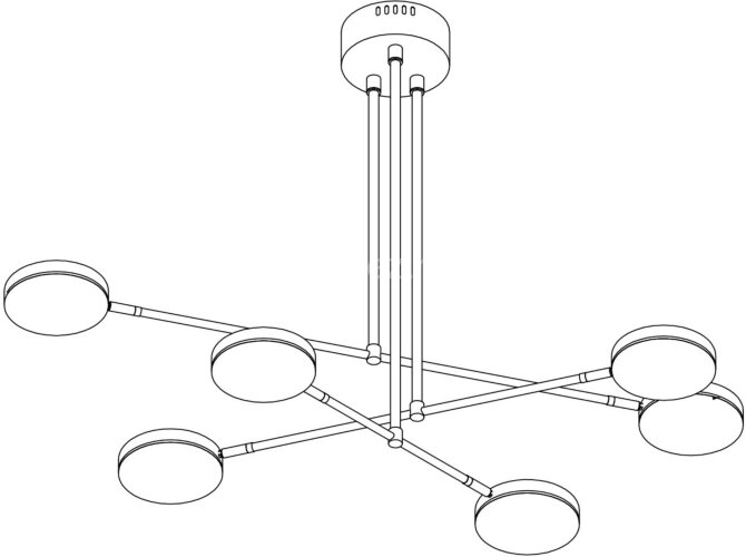 Потолочная люстра Maytoni MOD070PL-L38B3K