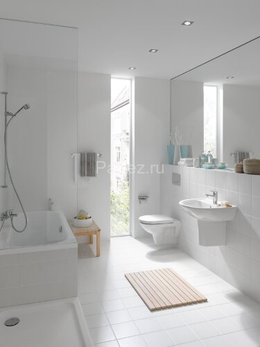 Раковина подвесная Laufen Pro B 60х48х16,5 см, 1 отверстие для смесителя, с переливом, глазурованная