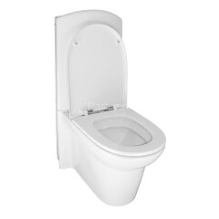 Унитаз-компакт Creo Ceramique LE MANS напольный, скрытый монтаж, с крышкой микролифт (415х705х950)