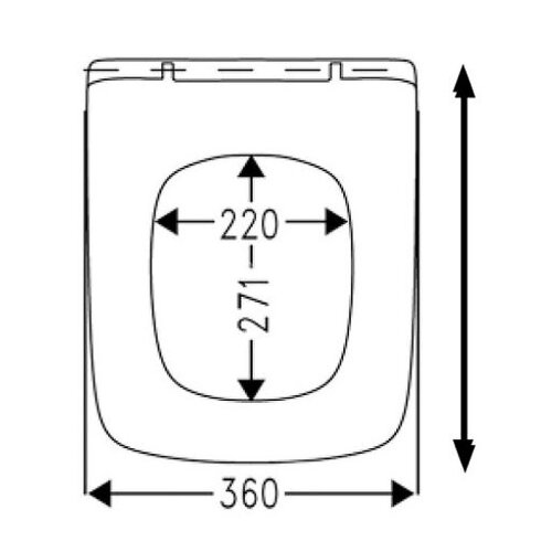 Сиденье Haro "Santorin" с микролифтом, быстросъемное, дюропласт, белый (539704)