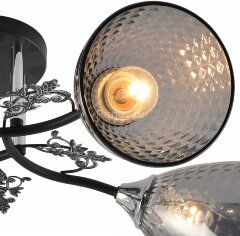 Потолочная люстра Reluce 01525-0.3-05 BK+CR