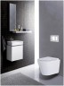 Сет AZARIO инсталляция + унитаз Teramo( круглый) с сидением микролифт + панель смыва, хром глянцевый
