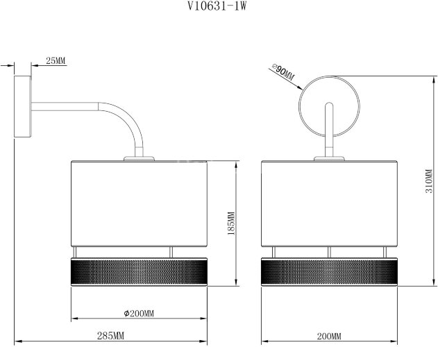Бра Moderli V10631-1W