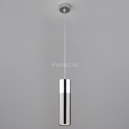 Подвесной светильник Eurosvet 50135/1 LED хром / черный жемчуг