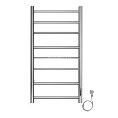 Полотенцесушитель электрический AZARIO PARMA 400/800 8 секций, диммер справа, хром (AZ10848)