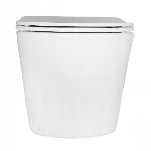 Унитаз подвесной Azario Atrio 490x365x360 безободковый, с сиденьем микролифт, белый (AZ-2330)