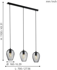 Подвесной светильник Eglo 49478