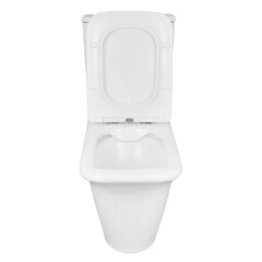 Унитаз-компакт Azario AVERO 660x360х820 напольный, безободковый с бачком и сиденьем микролифт (AZ-31