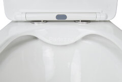 Унитаз-компакт Azario AVERO 660x360х820 напольный, безободковый с бачком и сиденьем микролифт (AZ-31