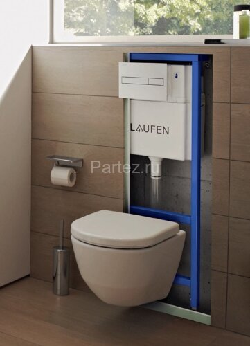 ПЭК Laufen PRO подвесной унитаз Rimless с инсталляций, кнопкой и сидением