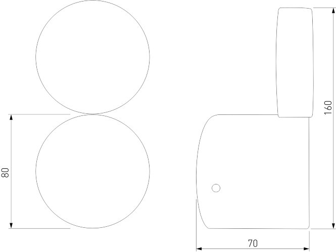 Настенный светильник Elektrostandard 40131/LED черный