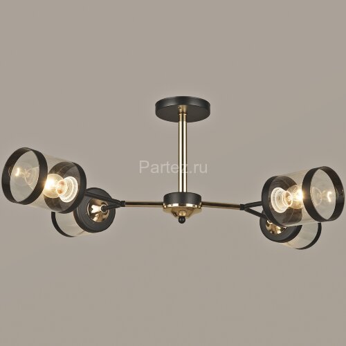 Потолочная люстра Reluce 03592-0.3-04 FGD+BK