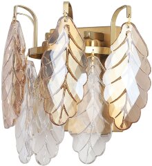 Бра Crystal Lux TREVI AP2 BRASS