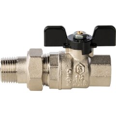 Кран шаровой полнопроходной с американкой 1/2&quot; Stout