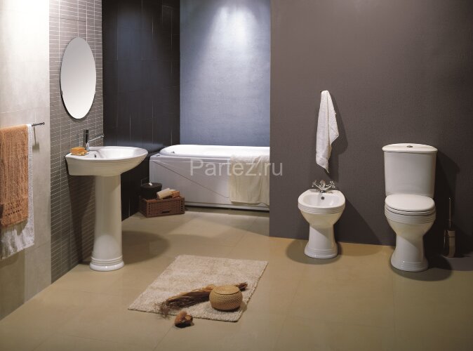 Биде напольное Creo Ceramique MARSEILLE 570х360х420 (MA2000)