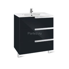 Х_VICTORIA NORD Модуль д/раковины с 3-мя ящиками 600 мм, Black Edition (снято с производства)