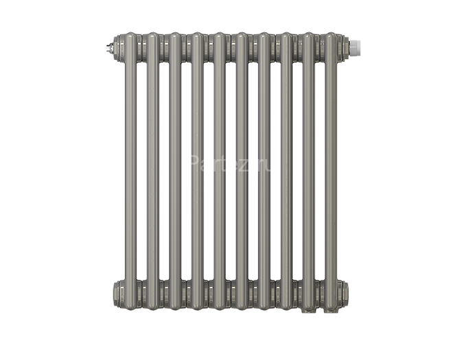 Радиатор трубчатый Zehnder Charleston Retrofit 3057, 16 сек.1/2 ниж.подк. 0325 TL (кроншт.в компл)