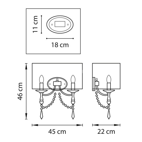 Бра Lightstar 725623