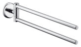 Полотенцедержатель Hansgrohe Logis Classic двухрожковый, хром (41612000)