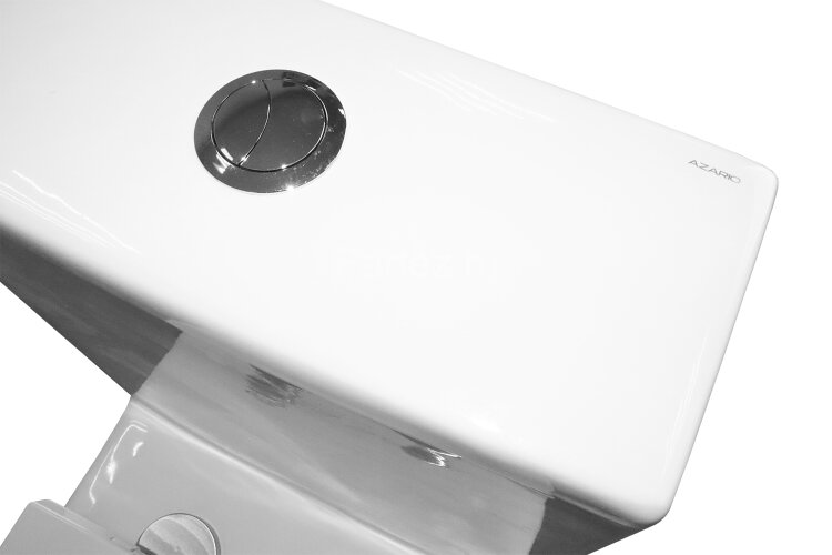 Унитаз-моноблок Azario Scala 360х690х790 безободковый, слив "Торнадо", с быстросъемным сиденьем микр