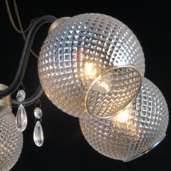 Потолочная люстра ILLUMICO IL0432-5CSQ-29 AB BK