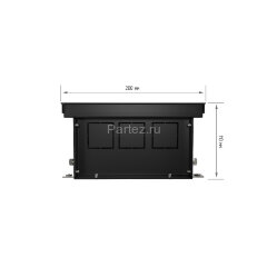 Конвектор внутрипольный Royal Thermo ATRIUM-110/200/2400-DG-U-NA