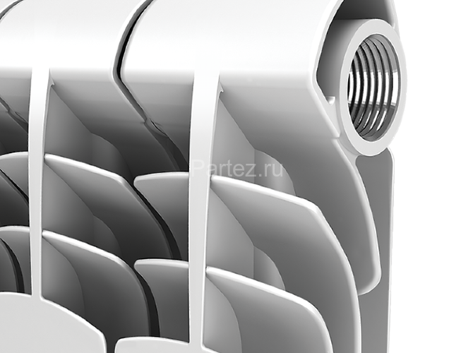 Радиатор биметалл Royal Thermo Vittoria 350 - 10 секц.