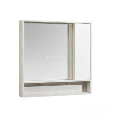 Зеркало-шкаф AQUATON Флай 100 белый, дуб крафт (1A237802FAX10)