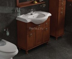 Х_AMERICA Модуль д/раковины 850 мм, орех (снято с производства)